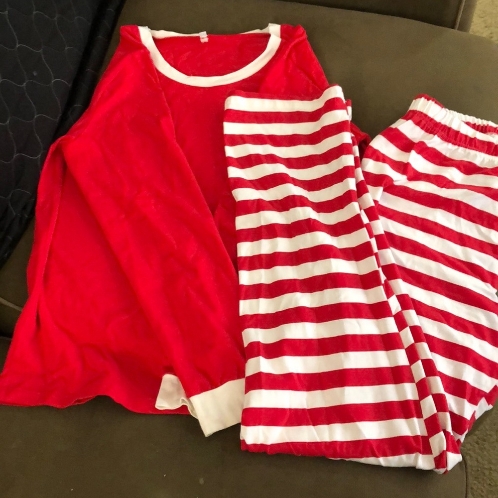 Christmas pajamas womens size L